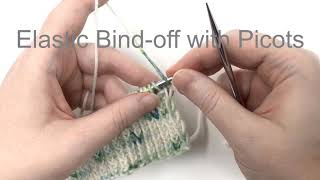 Elastic Bind-off with Picots