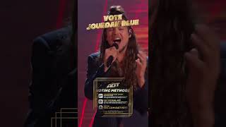 ✨ Jourdan Blue just lit up the stage in the AGT Finals with his performance of “Golden”! #agt #vote