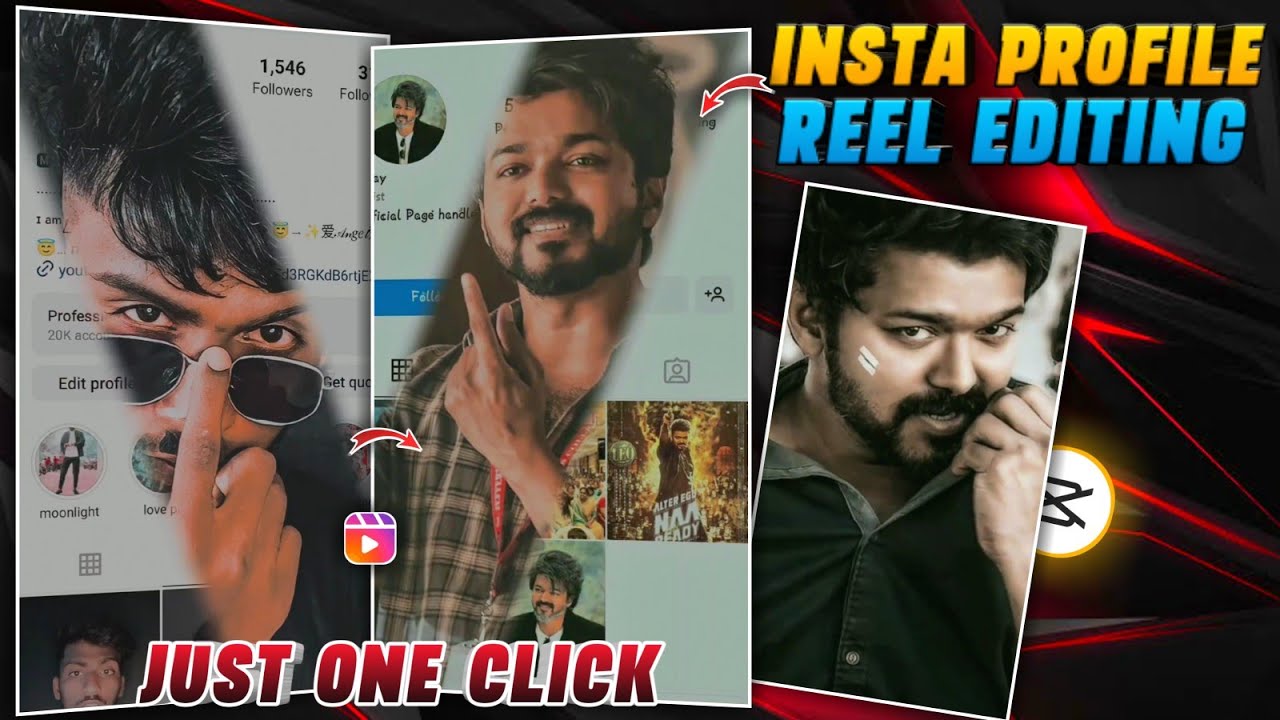 Instagram trending Reel editing | Insta profile reel editing Tamil | Capcut video editor Tamil |