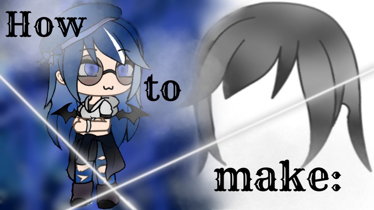 How To Make Gacha Life Metal Hair Edit Lara Blue Shadow Youtube