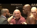 Ufc 214 cormier vs jones 2 press conference faceoff