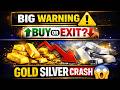 Why Gold & Silver Crash 😱 | Gold & Silver Rate Today | Gold Silver rate me girawat | Kab Girega