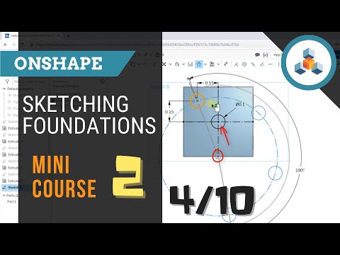 Mini Course 2 - Lesson 4/10 - Side 2: Two Centerlines - Onshape