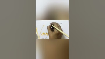 #November #Calligraphy #impressionnarts  #handwritten #shorts