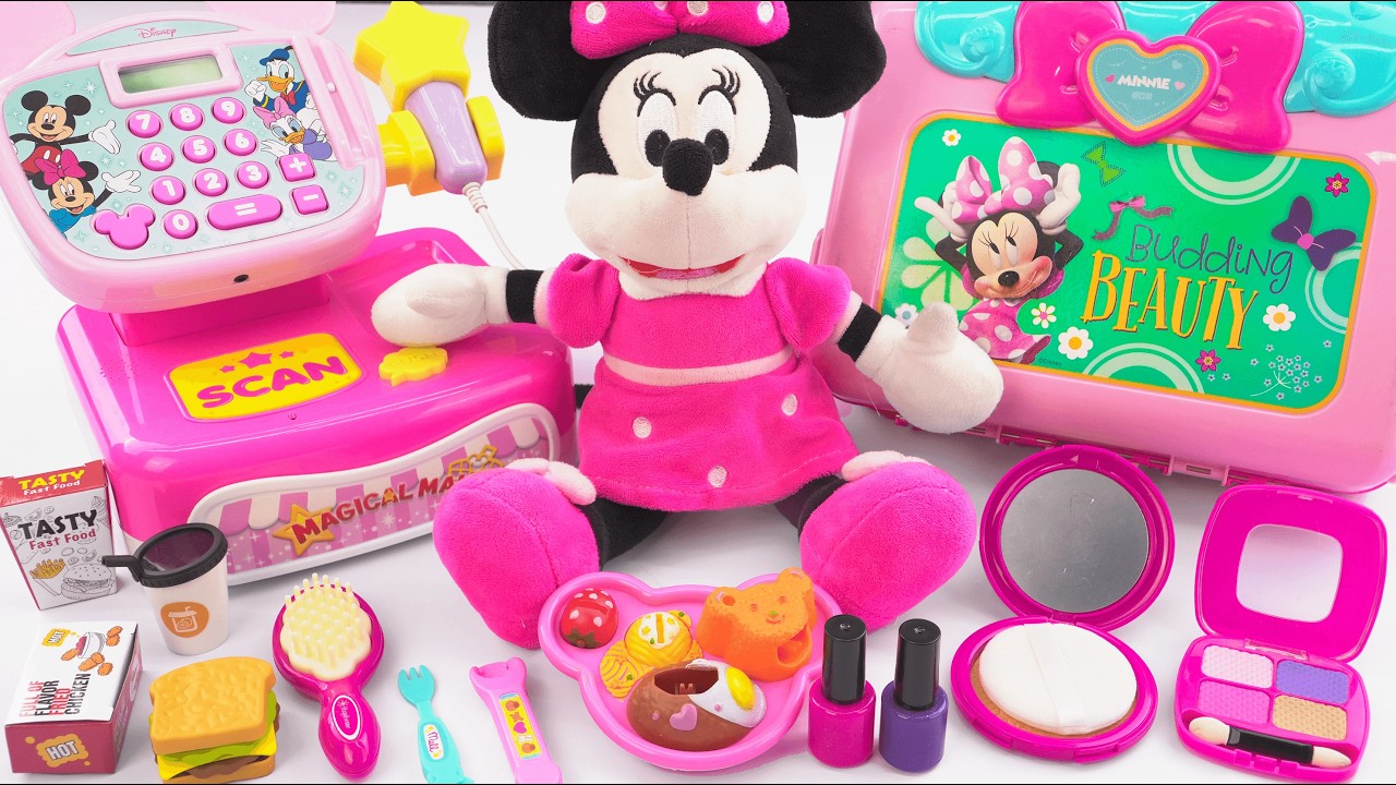 Minnie Mouse 2026🎀 Set Unboxing del maquillaje vs juego médico rosa de Minnie, colección de Disney