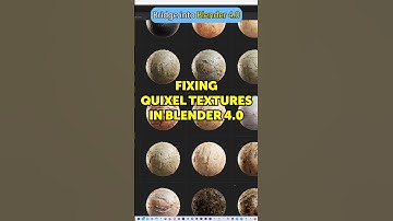 Quixel Textures Import WRONG in Blender 4.0. Here’s How to FIX them. #blender #quixel #shorts