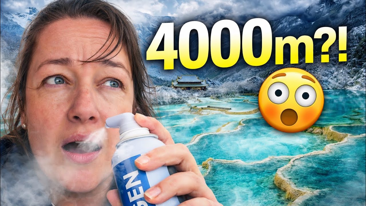 Rezervatia naturala Huanglong. Cum am rezistat la 4000m altitudine.