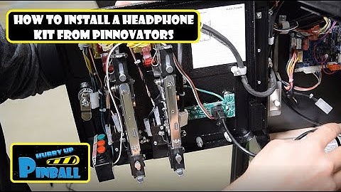 HurryUpPinball - How to install a Headphone Kit from Pinnovators