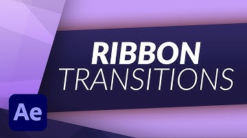 How To Create a Ribbon Transition Animation in Adobe After Effects - TUTORIAL