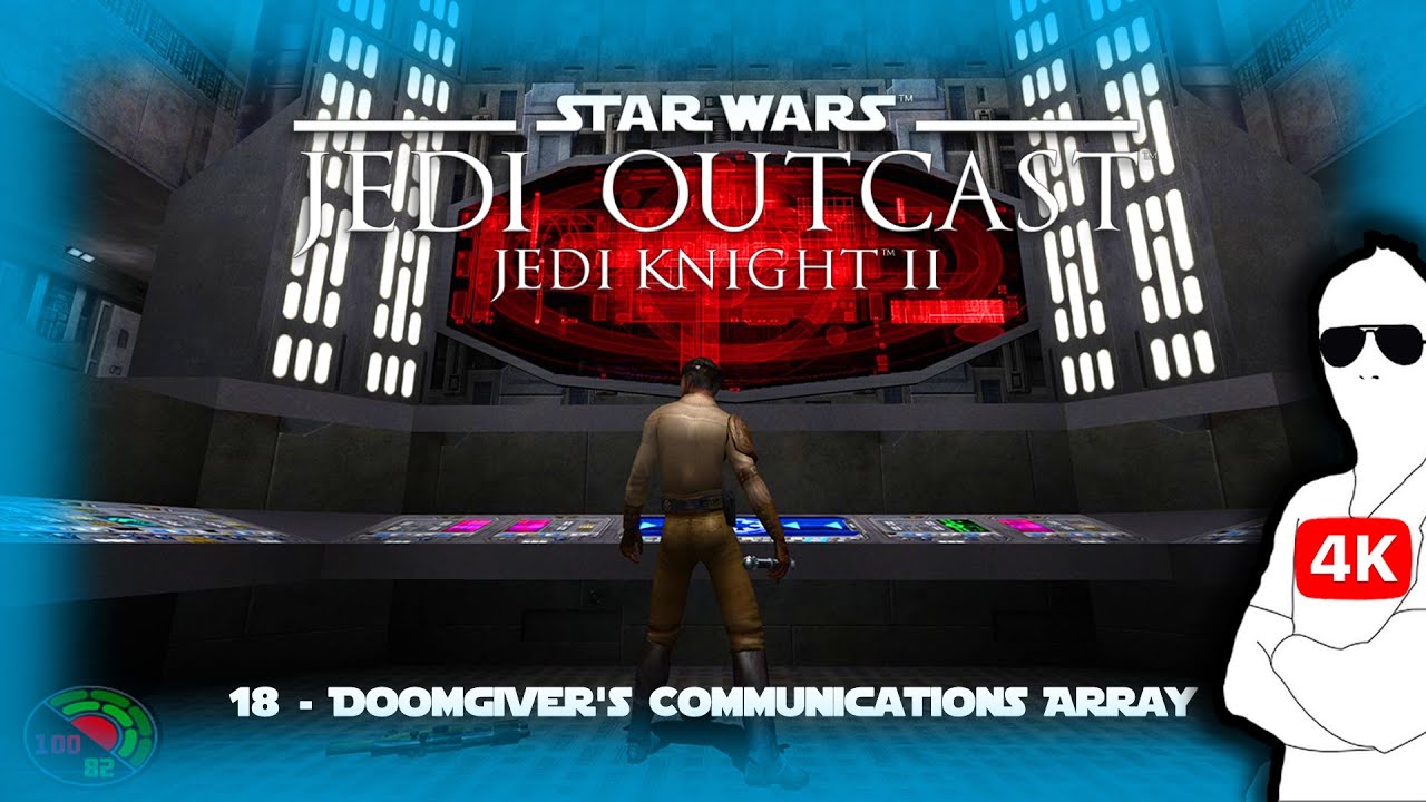 Star Wars Jedi Knight II: Jedi Outcast REMASTERED - Level 18 - ALL SECRETS - Playing with Mods #6