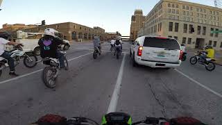 Cops vs Bikers | Dirt Bikes Taunt Police in St Louis