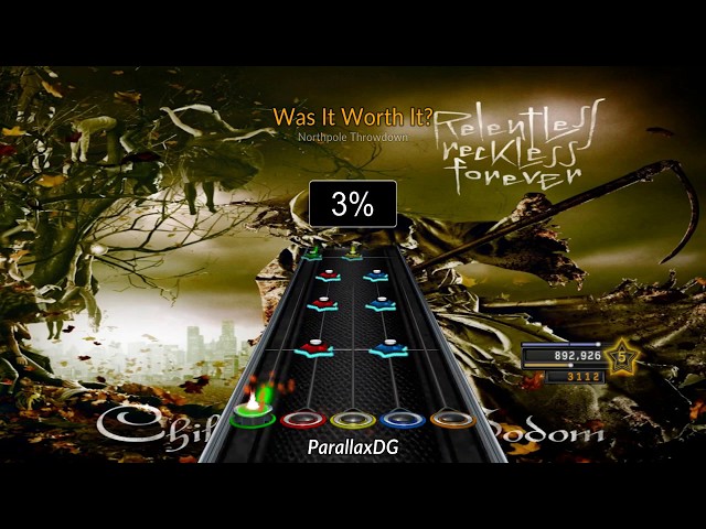 Children of Bodom - Relentless Reckless Forever Solo Medley (Clone Hero Custom Chart Preview) class=
