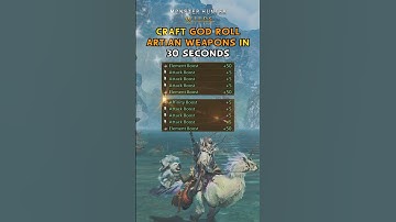 CRAFT GOD ARTIAN WEAPONS REALLY FAST | Monster Hunter Wilds