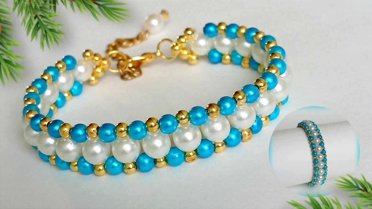How to make bracelet at home || homemade bracelets for girls || easy ...