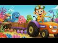 Monkey Funny Fixes Tractor and Plows Beet Field - Farm Work | MonKey Cartoon 🐒
