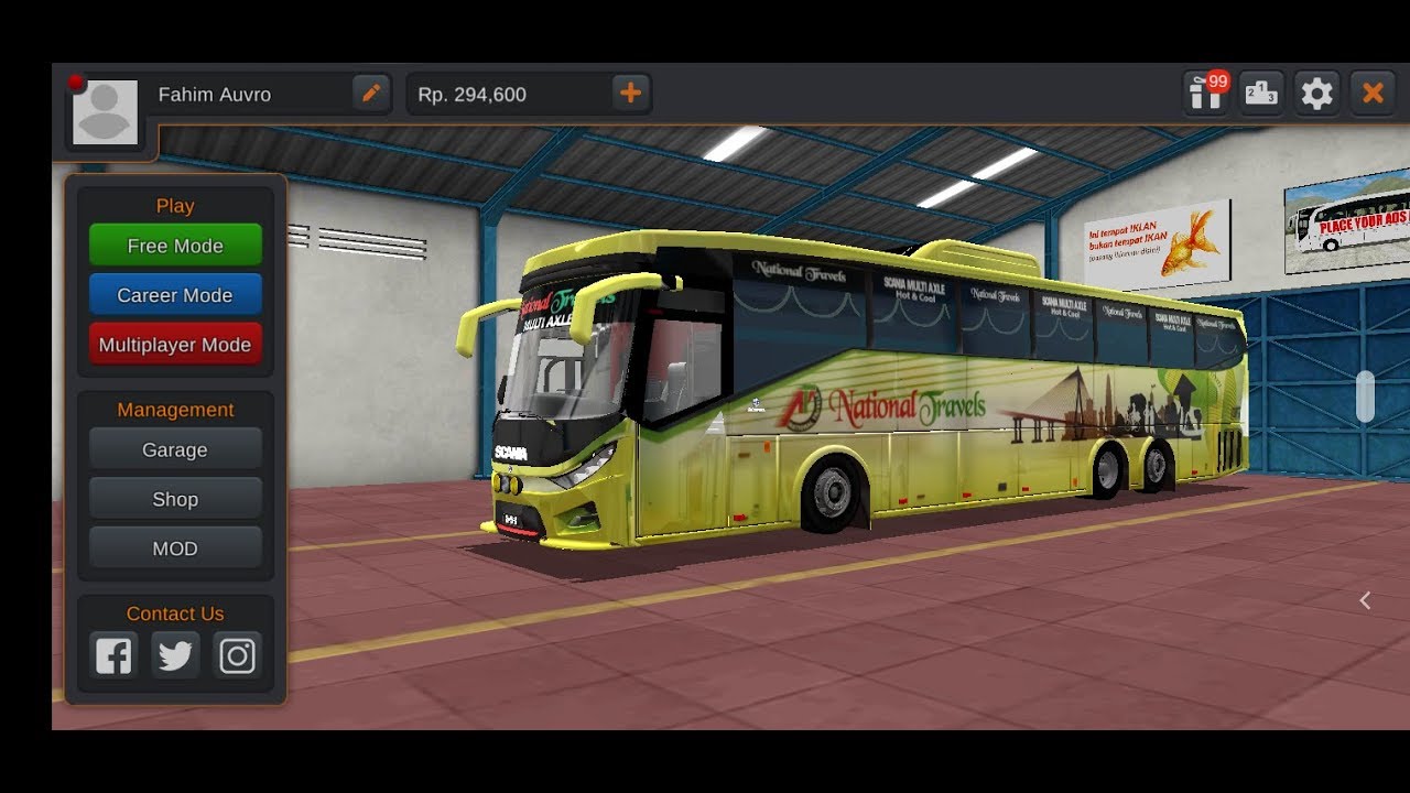 Livery Bus Simulator Indonesia V8 download livery bussid stj