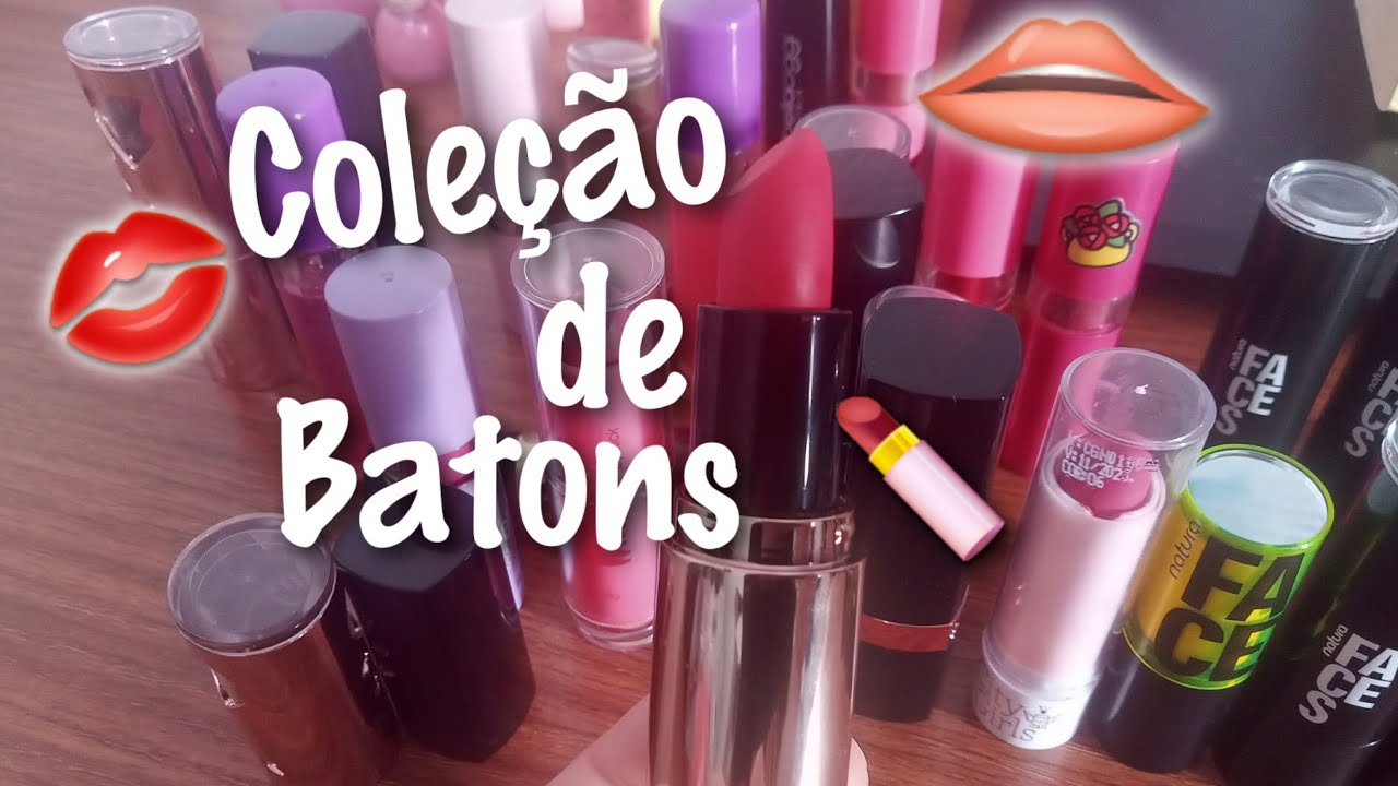 Coleção de Batons 💄- Vermelhos, Rosas, e, os Brilhos labiais 👄