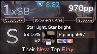 8.8⭐ Pipipupu997 | nano - Star light, Star bright [browiec's Extra] +HDDTHR 99.16% | #2 | 978pp 1xSB