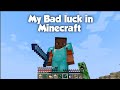 Minecraft Funny video/ Bad luck in Minecraft/ PrinxxLive