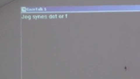 ITU GazeTracker in use