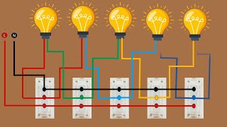 Tunnel Wiring Connection Diagram || ||Two way Switch connection || malti vlogs mry||