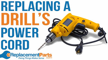 Power Tool Repair Guide: How to Replace the Power Cord on a Drill | eReplacementParts.com
