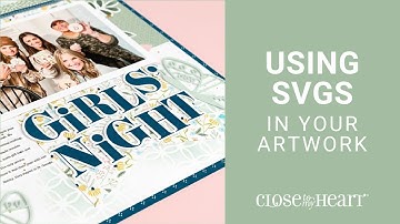 Create a cute 12x12 layout using SVGs - Process Video