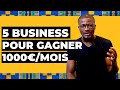 5 idées de business pour multiplier tes revenus (1000€/mois)