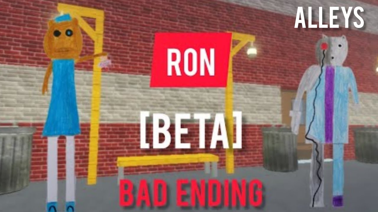 ФИНАЛ!? Как пройти 10 главу в игре Ron[BETA] ALLEYS, АЛЛЕИ*BAD ENDING*