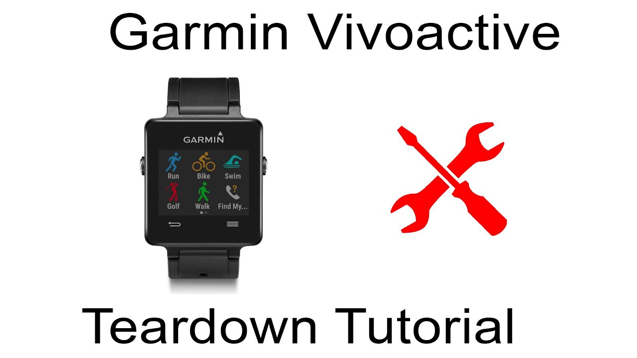 Fix Garmin Vivoactive Teardown Back Housing Screen Tutorial How To