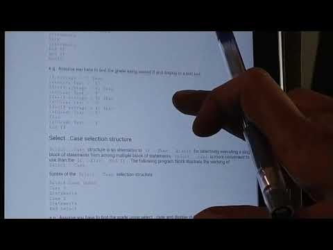 Control structures in VB