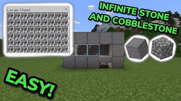 EASIEST 1.21 AUTOMATIC STONE FARM TUTORIAL in Minecraft Bedrock (MCPE/Xbox/PS/Switch/PC)