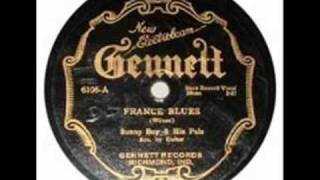 Vignette de la vidéo "Sunny Boy & His Pals  France Blues   Gennett 6106,  Black Patti 8001"