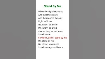 Thumbnail of 🍏 Stand By Me | Ben.E King #lyrics #english