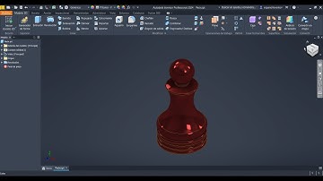 AUTODESK INVENTOR / PEÓN DE AJEDREZ - SÓLIDO BÁSICO - REVOLUCIÓN