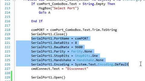 VB  Net and Arduino Part 1: Controling Arduino using VB .Net