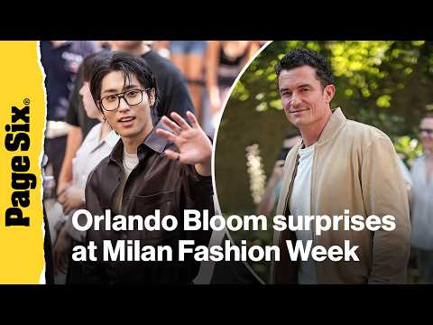 Video Tod's Milan Fashion Week: Orlando Bloom, Han Ji-Sung and Ayanga