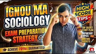 IGNOU MA Sociology | Exam Preparation Strategy🔥 Tips to Score High