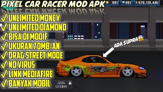 DOWNLOAD PIXEL CAR RACER MOD APK 2022 TERBARU || UNLIMITED MONEY & DIAMOND || screenshot 5