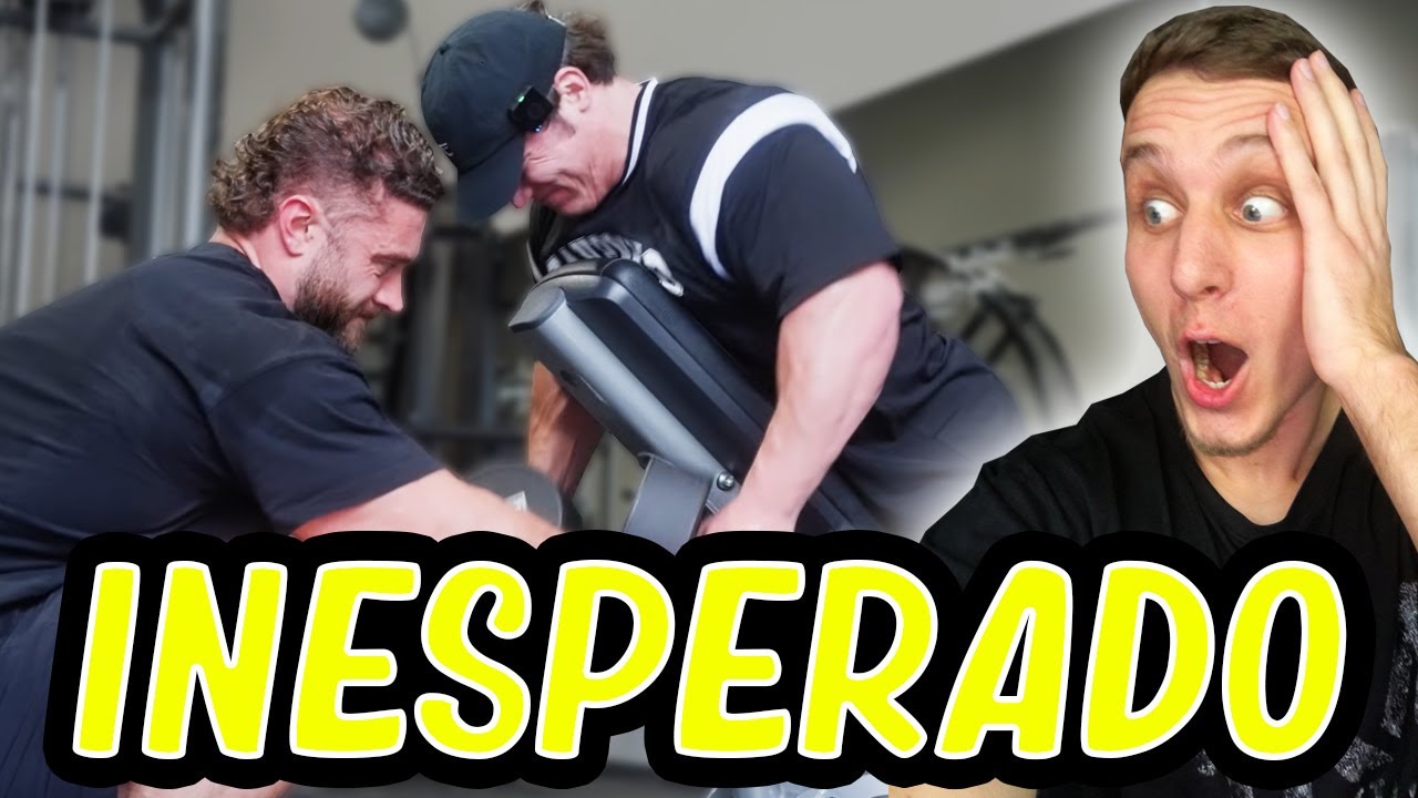Sam Sulek en el gimnasio de Chris Bumstead se ha unido a gymshark *épico*