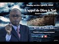 L'appel de Dieu à Noé/ Rev. Dr. Wadler Jules
