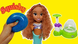 The Little Mermaid Movie DIY Squishies with Squishy Maker