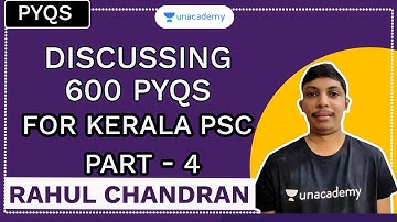 LDC | PYQs | Discussing 600 PYQs for Kerala PSC - IV | Kerala PSC 2020 | Rahul Chandran R S