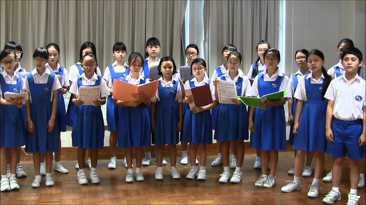 Canberra Primary School's Choir Practicing "Can You Feel The Love