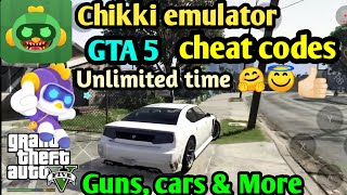 Chikki emulator gta 5 cheat codes android | GTA 5 cheat code in chikii cloud gaming mobile screenshot 2