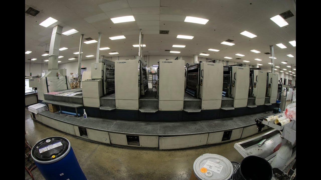 Komori L640 + L Used Offset Printing Press