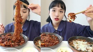 Webfoot Octobus Stirfry Eating Show _ Spicy Bulgogi+Webfoot Octopus Eating Show