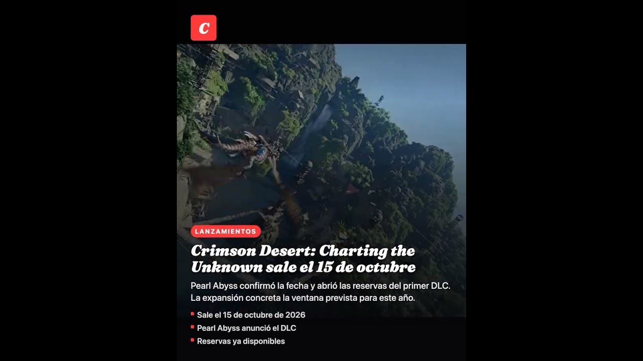 Crimson Desert: Charting the Unknown sale el 15 de octubre