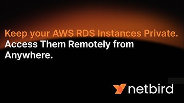Keep your AWS RDS Instances Private. Access Them Remotely from Anywhere.