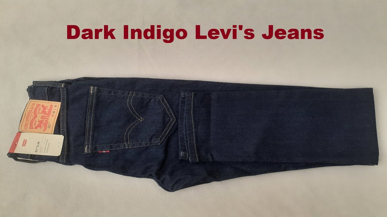 Распаковка и обзор джинсов Levi's цвета «темный индиго»